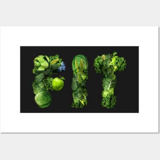 Vegetables Spelling Fit Posters and Art